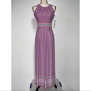 NWT Wisp Pamala Knit Maxi Dress Purple Size 2P